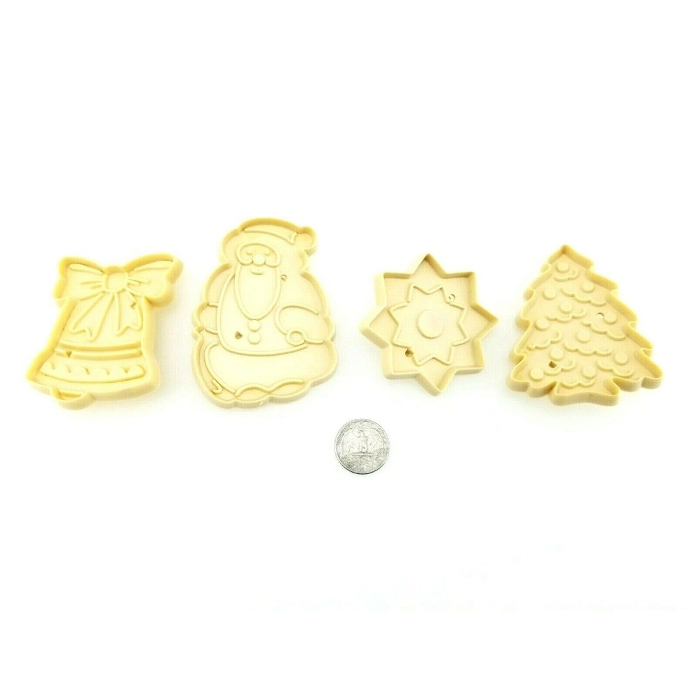 ALLSTAR Christmas Themed Cookie Cutters 4pc Set